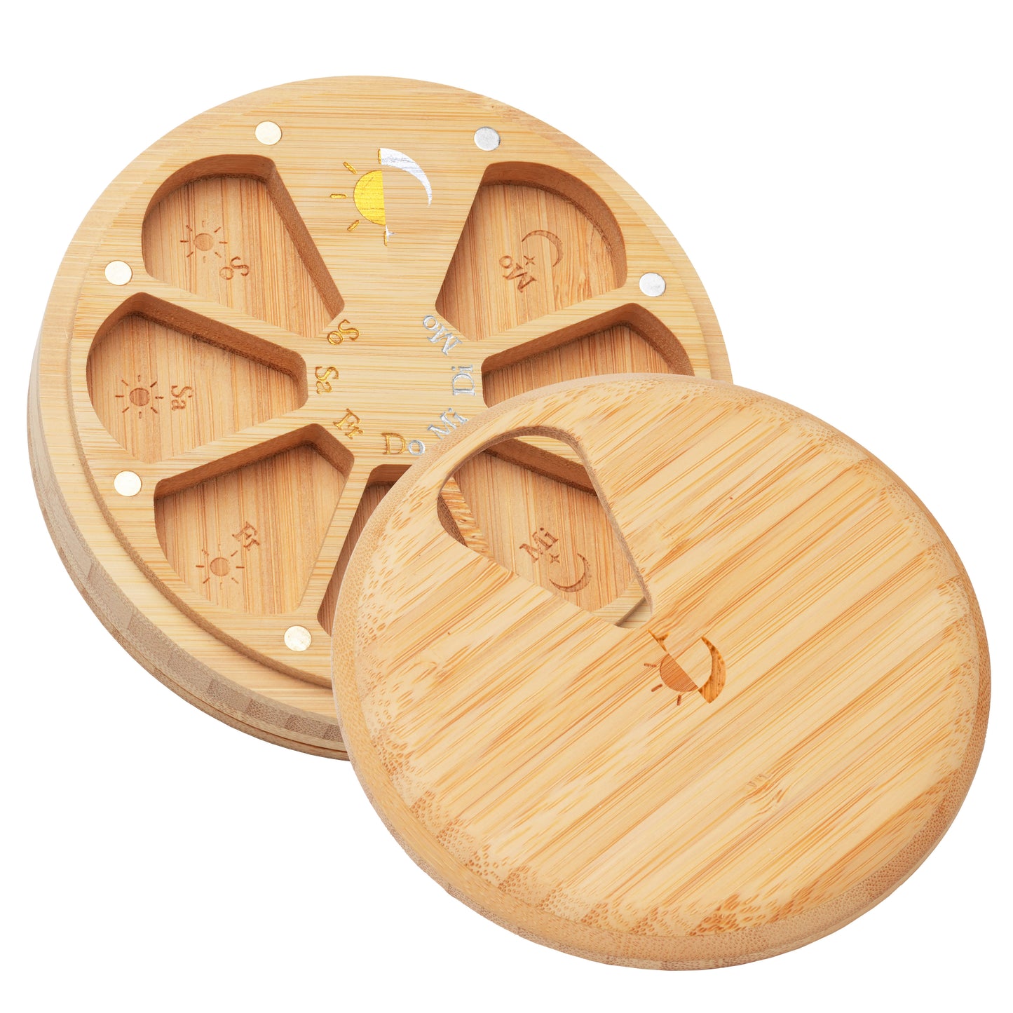 Doppelseitige Premium Pillenbox 12,5 CM