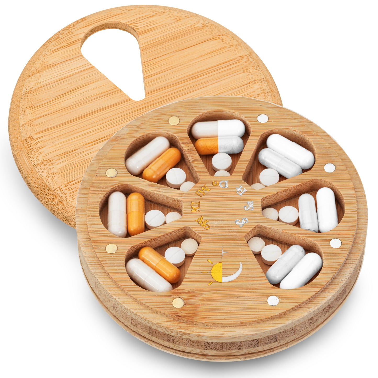 Doppelseitige Premium Pillenbox 11CM